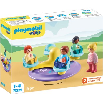 Playmobil 1.2.3 Παιδικό Καρουζέλ 71324 4008789713247