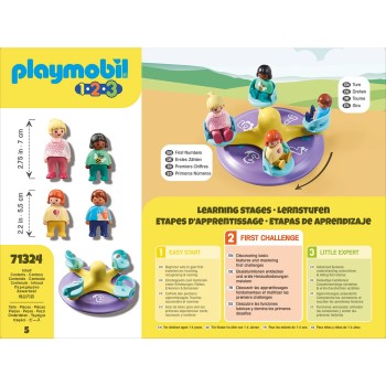 Playmobil 1.2.3 Παιδικό Καρουζέλ 71324 4008789713247