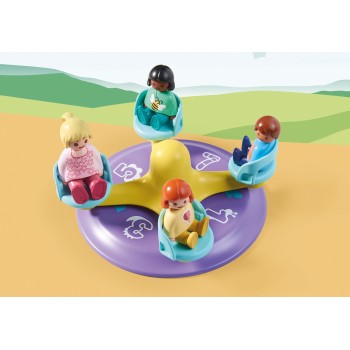 Playmobil 1.2.3 Παιδικό Καρουζέλ 71324 4008789713247