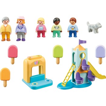 Playmobil 1.2.3 Διασκέδαση Στην Παιδική Χαρά 71326 4008789713261