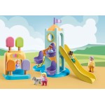 Playmobil 1.2.3 Adventure Tower With Ice Cream Booth 71326 4008789713261
