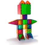 magna tiles Μαγνητικό Παιχνίδι 100 Κομματιών Clear Colors 04300 631291043003