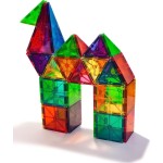 magna tiles Μαγνητικό Παιχνίδι 100 Κομματιών Clear Colors 04300 631291043003