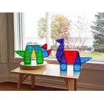 magna tiles Μαγνητικό Παιχνίδι 100 Κομματιών Clear Colors 04300 631291043003