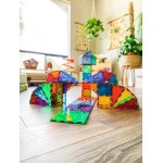 magna tiles Μαγνητικό Παιχνίδι 100 Κομματιών Clear Colors 04300 631291043003