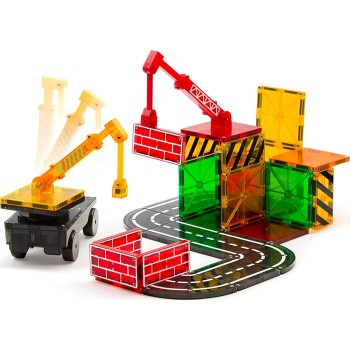 magna tiles Μαγνητικό Παιχνίδι 32 Κομματιών Builder 21632 850025176040
