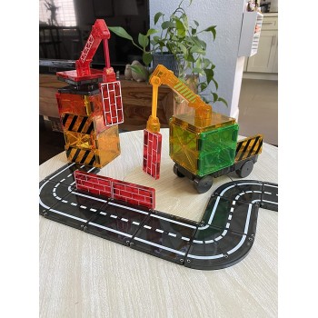 magna tiles Μαγνητικό Παιχνίδι 32 Κομματιών Builder 21632 850025176040