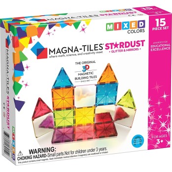 magna tiles Μαγνητικό Παιχνίδι 15 Κομματιών Stardust 18915 631291189152
