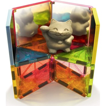magna tiles Stardust 15 Piece Set - 3D Magnetic Building Tiles,For For Ages 18915 631291189152