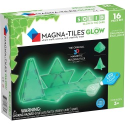 magna tiles Μαγνητικό Παιχνίδι 16 Κομματιών Glow 18816 631291188162