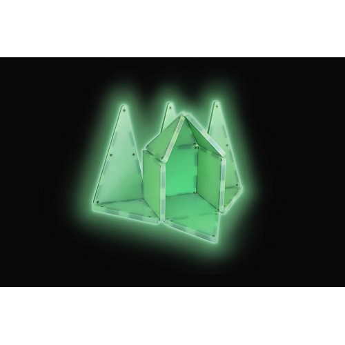 magna tiles Μαγνητικό Παιχνίδι 16 Κομματιών Glow 18816 631291188162