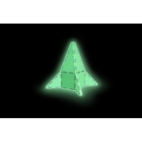 magna tiles Μαγνητικό Παιχνίδι 16 Κομματιών Glow 18816 631291188162