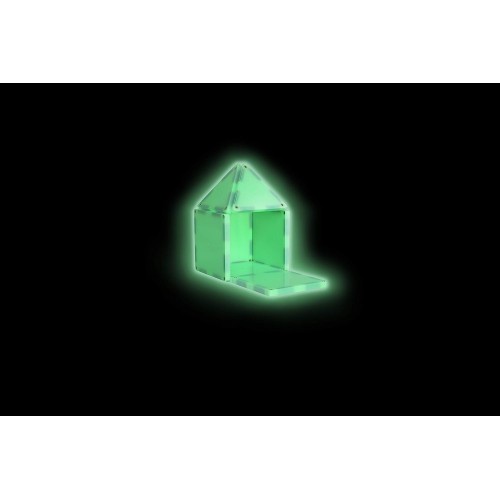 magna tiles Μαγνητικό Παιχνίδι 16 Κομματιών Glow 18816 631291188162