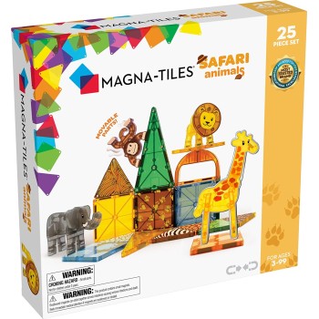 magna tiles Μαγνητικό Παιχνίδι 25 Κομματιών Safari Animals 20925 631291209256