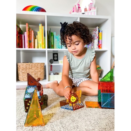 magna tiles Μαγνητικό Παιχνίδι 25 Κομματιών Safari Animals 20925 631291209256