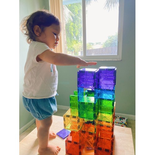 magna tiles Classic 32-Piece Magnetic Construction Set 02132 631291021322