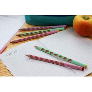 STABILO Easygraph HB Pastel Pink Pencil For Left-Handers 128321016 4006381558723