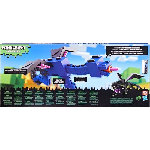 Hasbro Minecraft Ender Dragon Blaster And 12 Nerf Elite Foam Darts  F7912 5010996130211