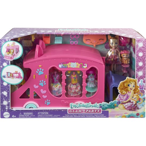 Mattel Enchantimals Glam Party- Fashion Studio Van HPB34 194735154395