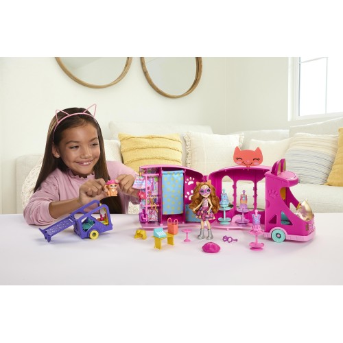 Mattel Enchantimals Glam Party- Φορτηγάκι Στούντιο Μόδας HPB34 194735154395