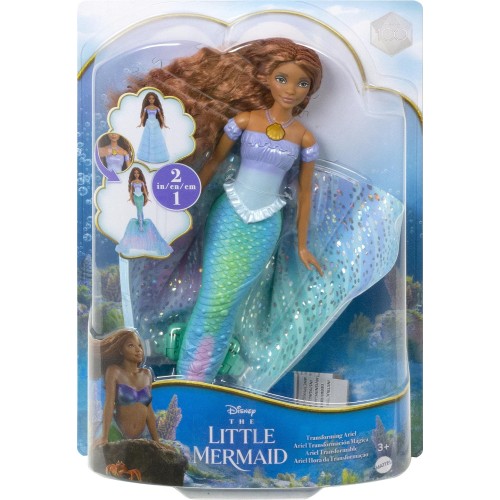 Mattel The Little Mermaid - Ariel Transforming HLX13 194735121458