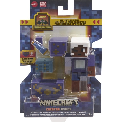 Mattel Minecraft Creator Series Camp Enderwood Stardust Poncho Φιγούρα 8 Εκ. HJG74 / HMJ54 194735128563