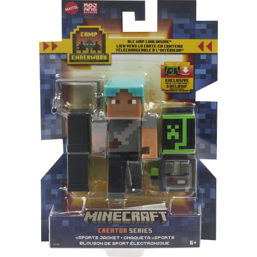 Mattel Minecraft Creator Series Camp Enderwood Sports Jacket Φιγούρα 8 Εκ. HJG74 / HLY86 194735122851