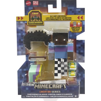 Mattel Minecraft Creator Series Camp Enderwood Checkered Slacks Φιγούρα 8 Εκ. HJG74 / HPD88 194735156795