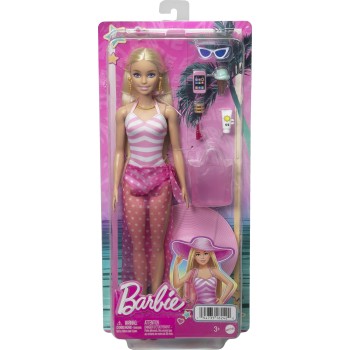 Mattel Barbie Beach Glam Με Αξεσουάρ HPL73 194735162420