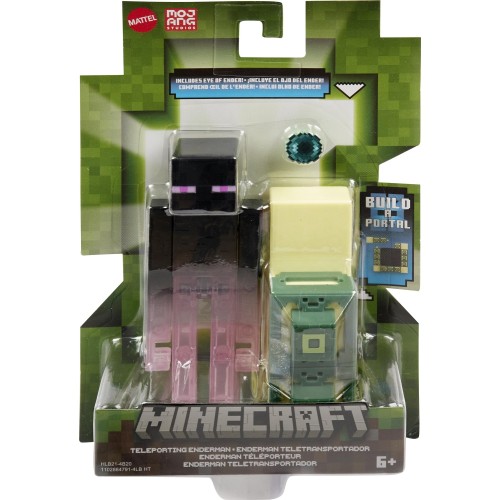 Mattel Minecraft Teleporting Enderman Φιγούρα 8 Εκ. GTP08 / HLB21 194735111190