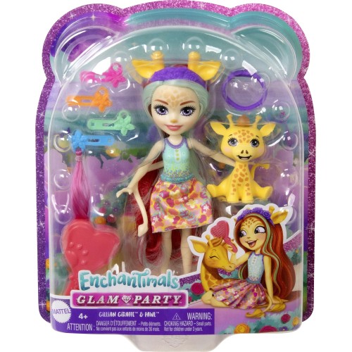Mattel Enchantimals Glam Party - Giraffe HNV29 194735150021