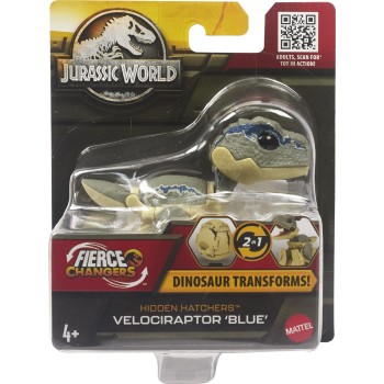 Mattel Jurassic World Fierce Changers Velociraptor Blue HLP00 / HLP01 194735116737
