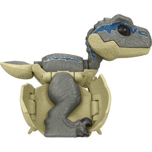 Mattel Jurassic World Fierce Changers Αυγά - Δεινόσαυροι Velociraptor Blue HLP00 / HLP01 194735116737