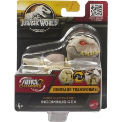Mattel Jurassic World Fierce Changers Αυγά - Δεινόσαυροι Indonimus Rex HLP00 / HLP03 194735116515