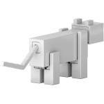 Mattel Minecraft Build-A-Portal White Cat Φιγούρα 8 Εκ. GTP08 / HLB20 194735111152
