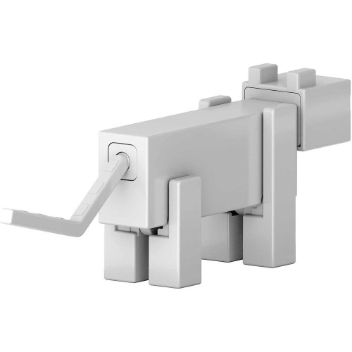 Mattel Minecraft Build-A-Portal White Cat Φιγούρα 8 Εκ. GTP08 / HLB20 194735111152