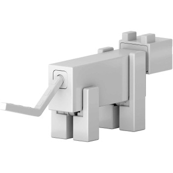 Mattel Minecraft Build-A-Portal White Cat Φιγούρα 8 Εκ. GTP08 / HLB20 194735111152