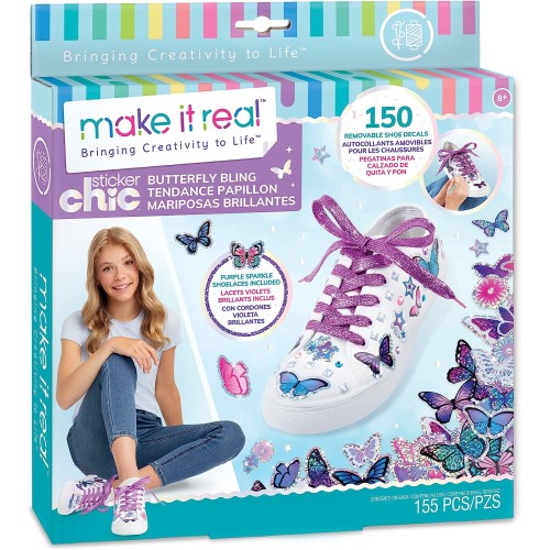 Make It Real Sticker Chic Butterfly Bling 1325 695929013257