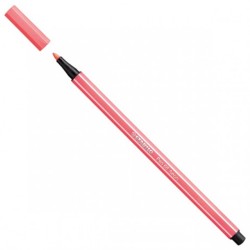 STABILO Felt Marker Fluo Red 1Mm 128068140 4006381121088