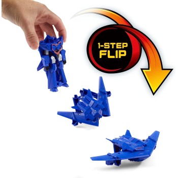 Hasbro Transformers Toys Earthspark 1-Step Flip Changer Soundwave 4-Inch Action Figure, Robot For Ages 6 And Up F6229 / F6714 50