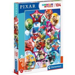 Clementoni Παιδικό Παζλ Super Color Pixar Party 104 Τμχ 1210-25717 8005125257171