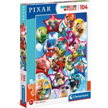 Clementoni Παιδικό Παζλ Super Color Pixar Party 104 Τμχ 1210-25717 8005125257171