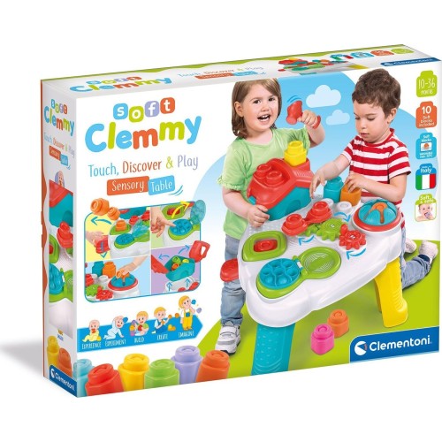Clementoni Soft Clemmy Sensory Table For 12-36 Months 1033-17704 8005125177042