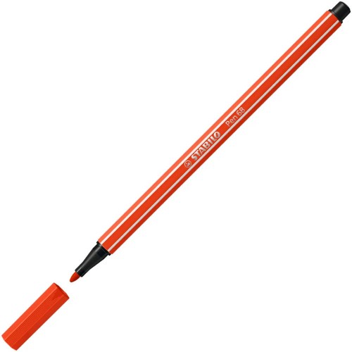 STABILO Pen Μαρκαδοράκι Κόκκινο 1Mm 128068040 4006381333269
