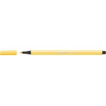 STABILO Felt Marker Pen 1Mm Yellow 128068044 4006381333290