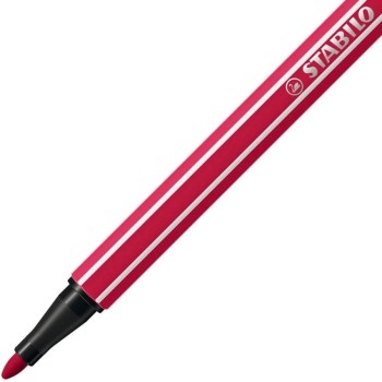 STABILO Pen Μαρκαδοράκι  Σκούρο Κόκκινο 1Mm 128068050 4006381333337