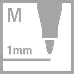 STABILO Pen Marker Violet 1Mm 128068055 4006381333375