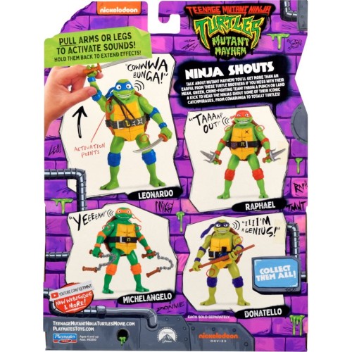 Giochi Preziosi Teenage Mutant Ninja Turtlesmovie Χελωνονιντζάκια Deluxe Φιγούρα 15 Εκ. - 1 Τμχ TU800000 8056379150992