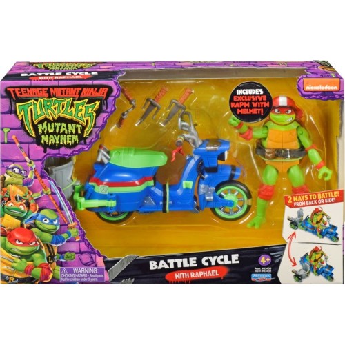 Giochi Preziosi Movie Teenage Mutant Ninja Turtles Vehicle With Figure (2 Pcs) TU803000 8056379151029