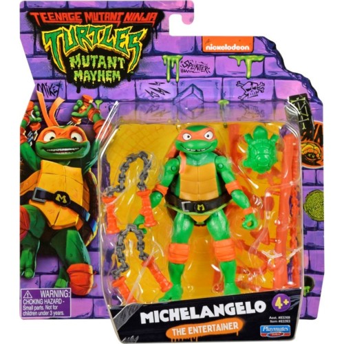 Giochi Preziosi Teenage Mutant Ninja Turtlesmovie Teenage Mutant Ninja Turtles Action Figure (7 Pcs) TU805000 8056379151074